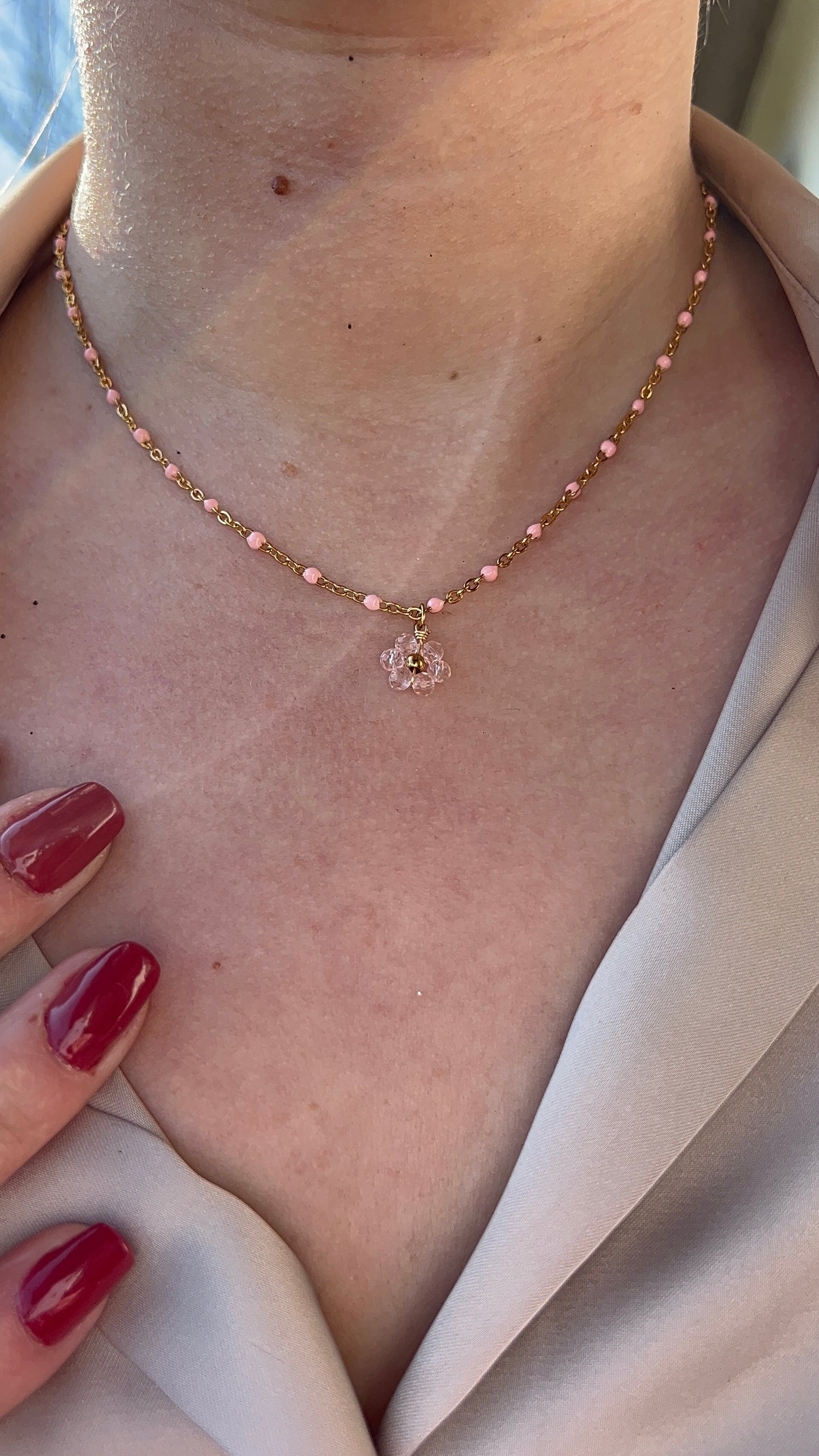 Collier Calista Rose | Théia Bijoux