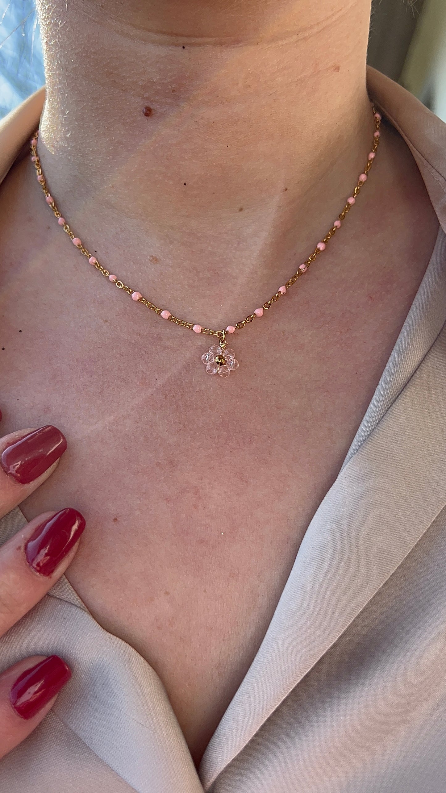 Collier Calista Rose | Théia Bijoux