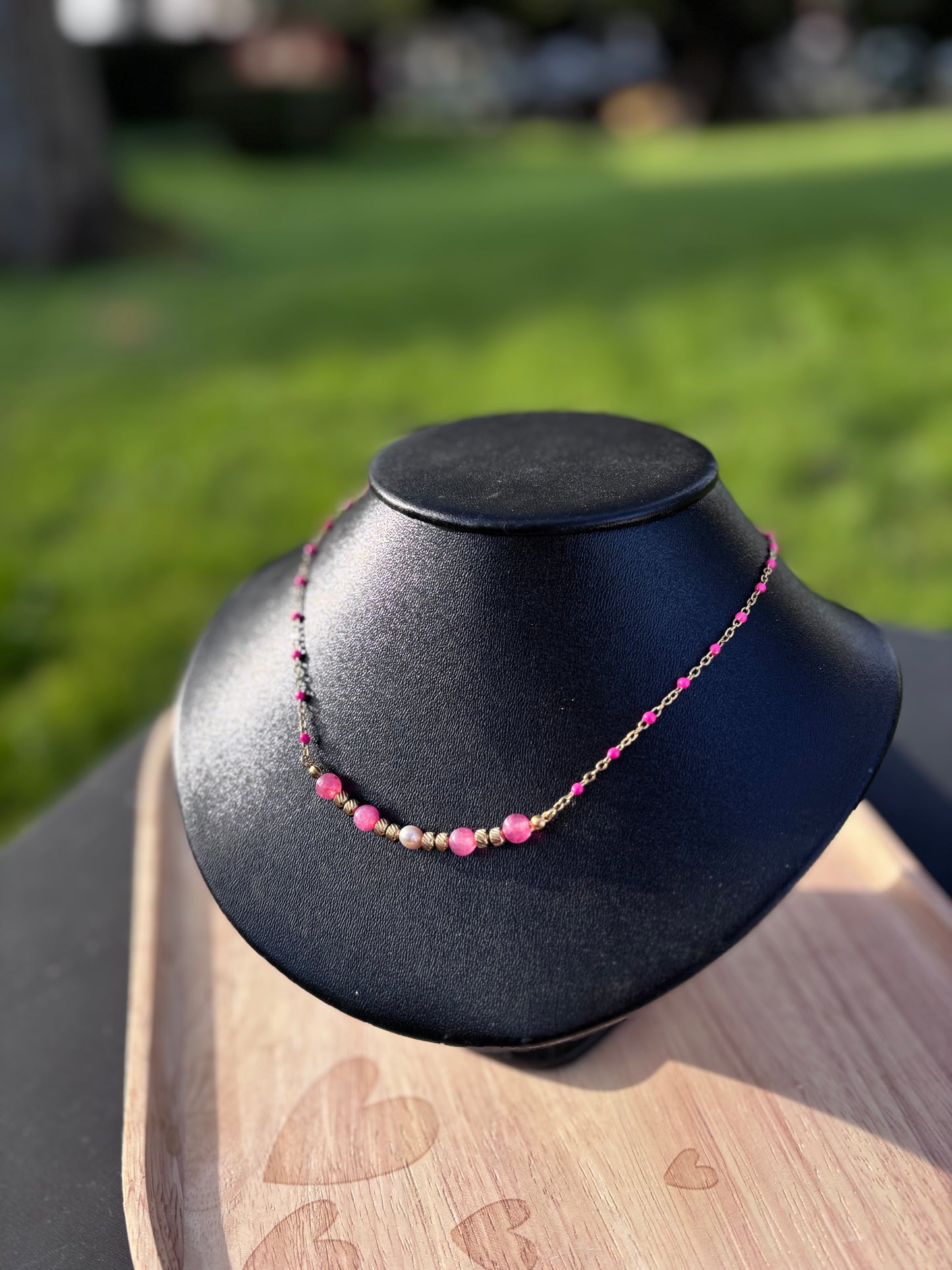 Collier Marisol Rose | Théia Bijoux
