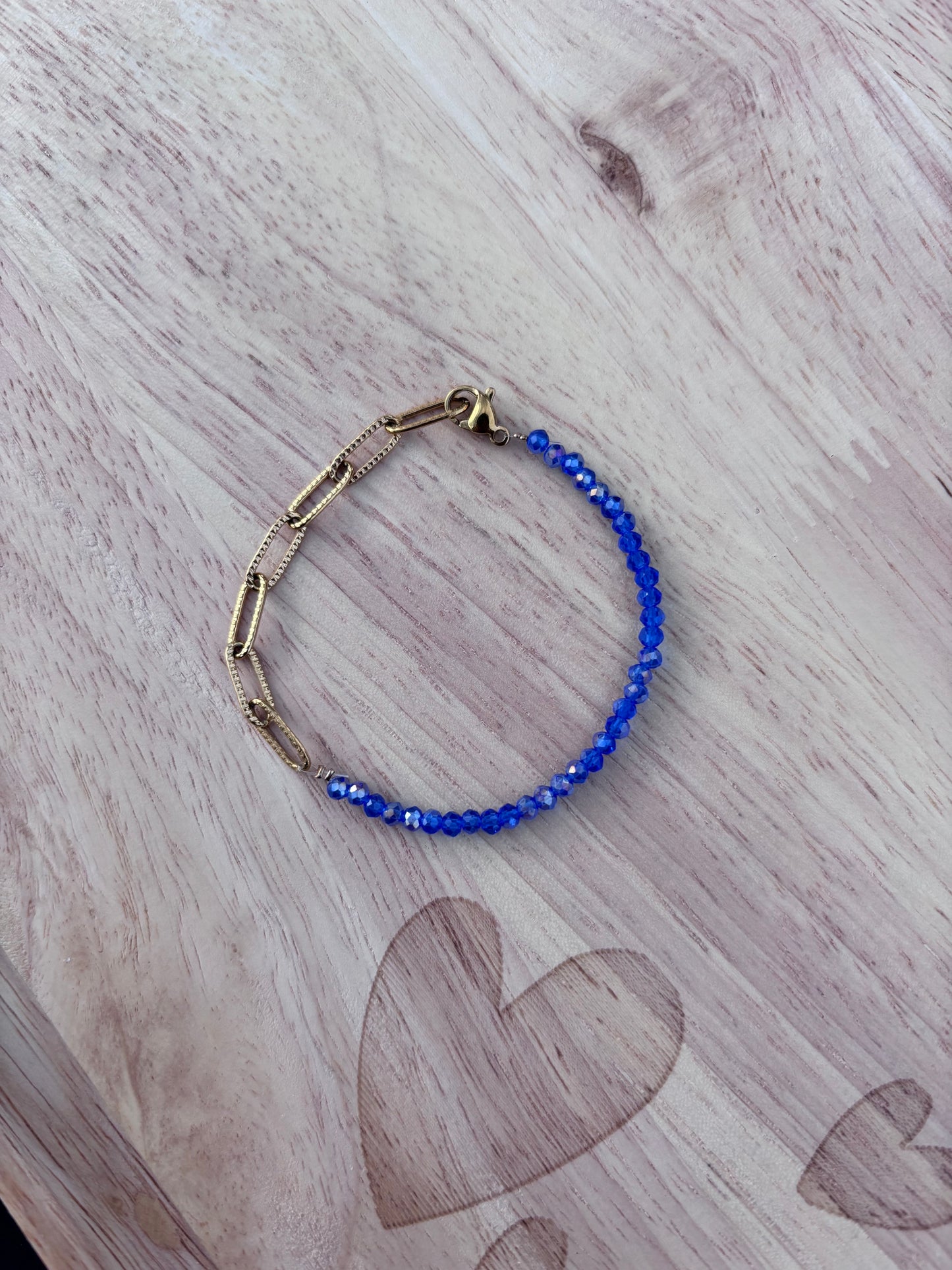Bracelet duo bleu | Théia Bijoux