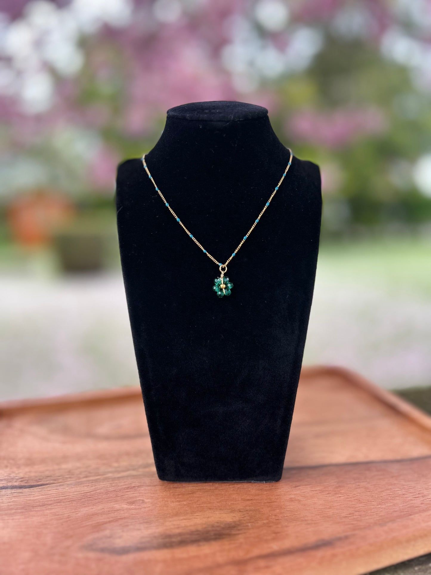 Collier Calista Vert | Théia Bijoux