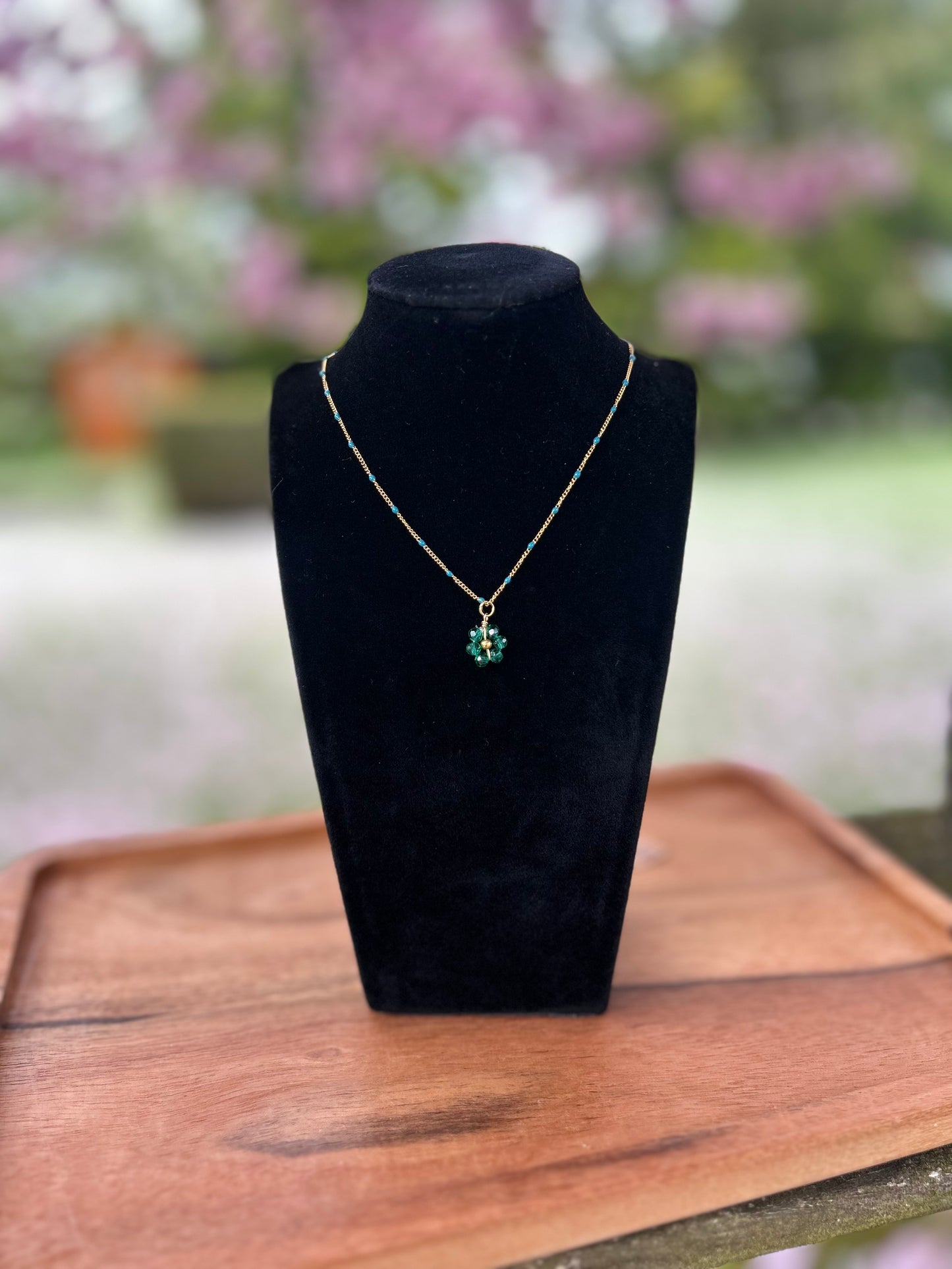 Collier Calista Vert | Théia Bijoux