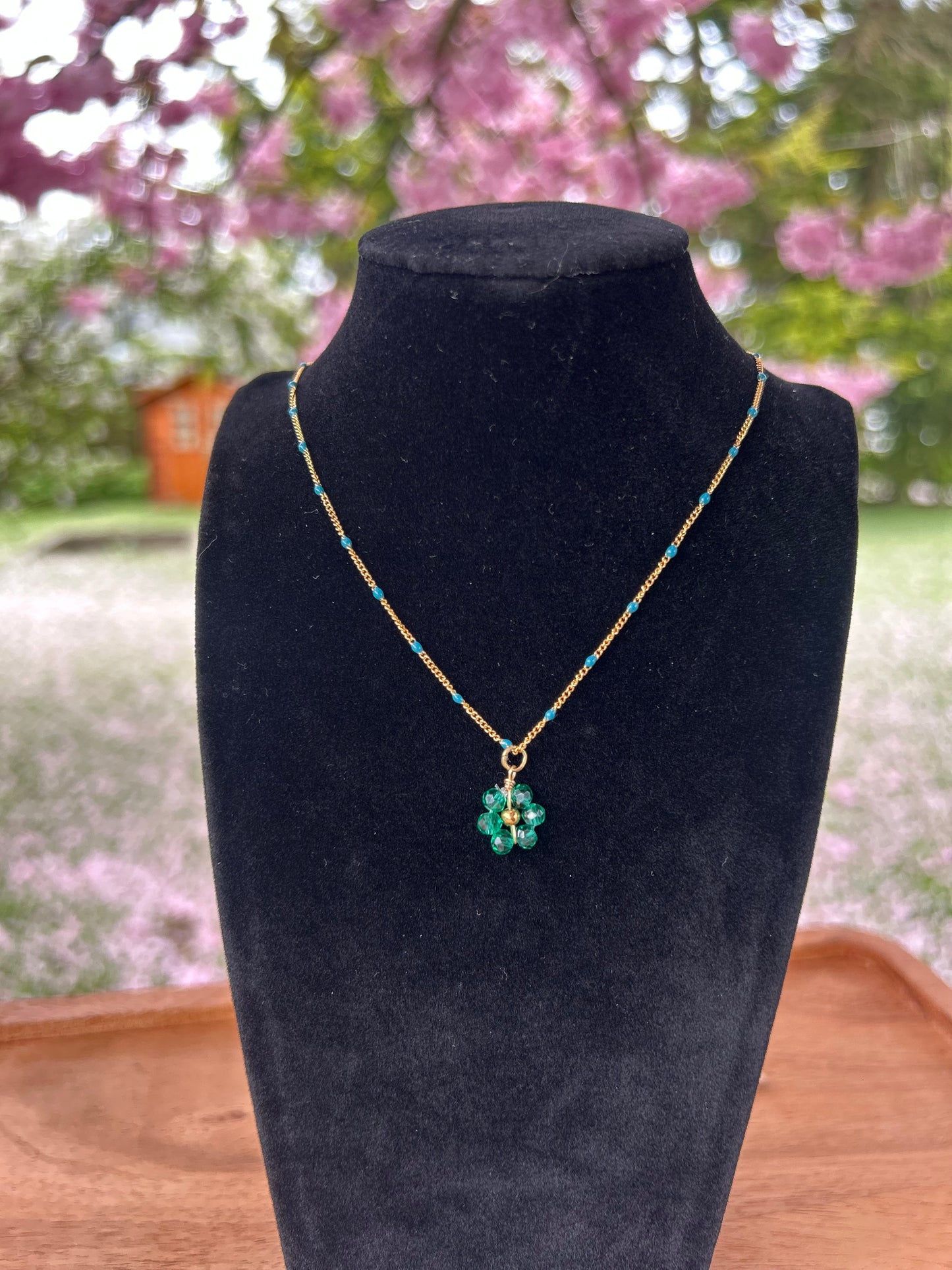 Collier Calista Vert | Théia Bijoux