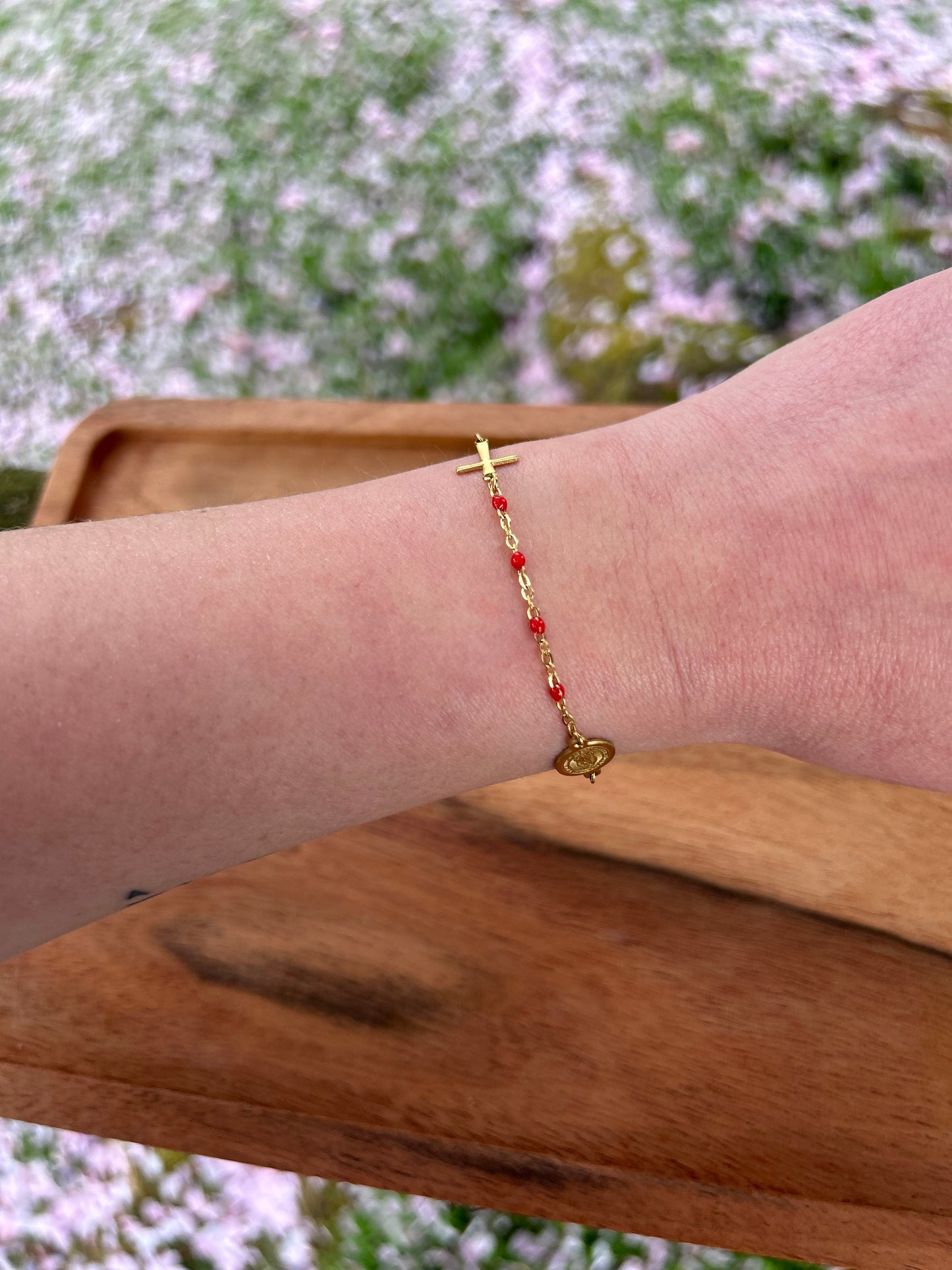 Bracelet Maria Rouge | Théia Bijoux