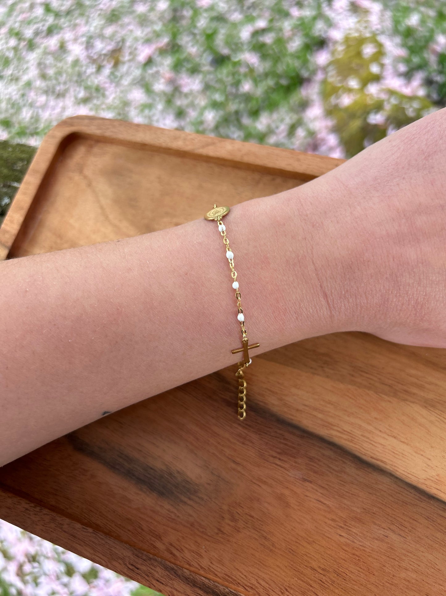 Bracelet Maria blanc | Théia Bijoux