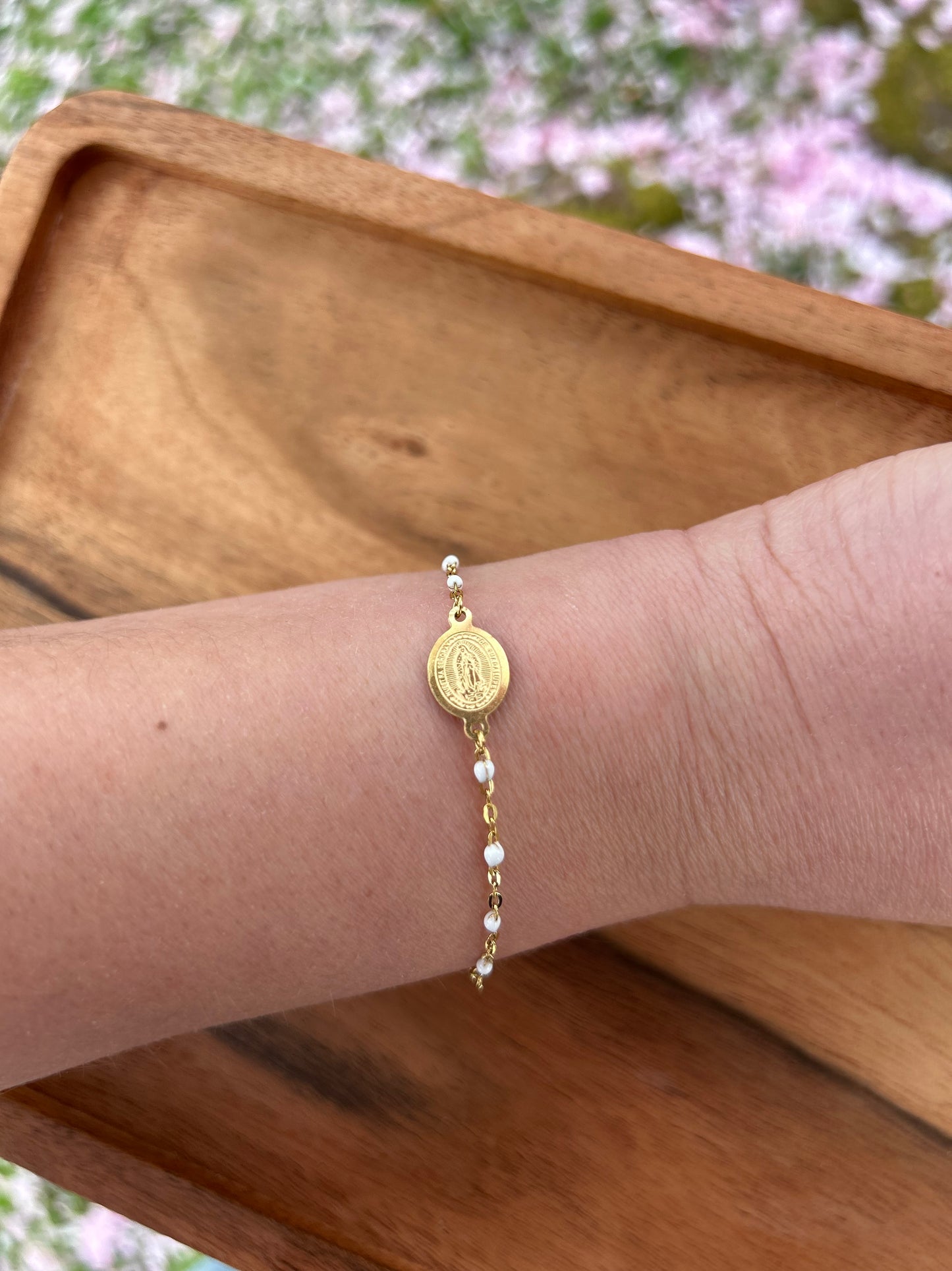 Bracelet Maria blanc | Théia Bijoux