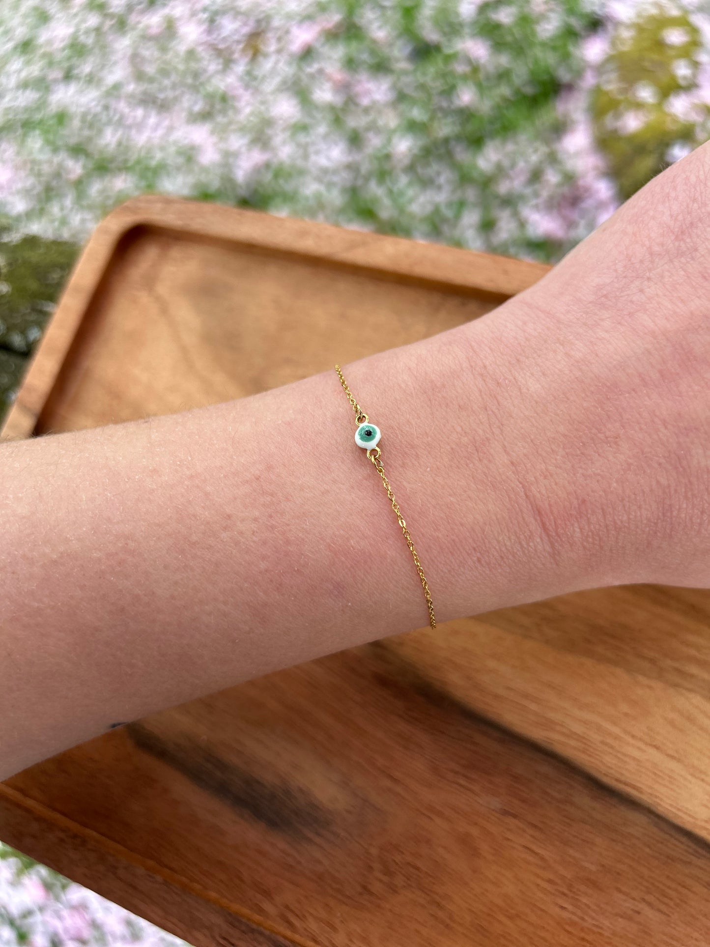 Bracelet Iris blanc | Théia Bijoux