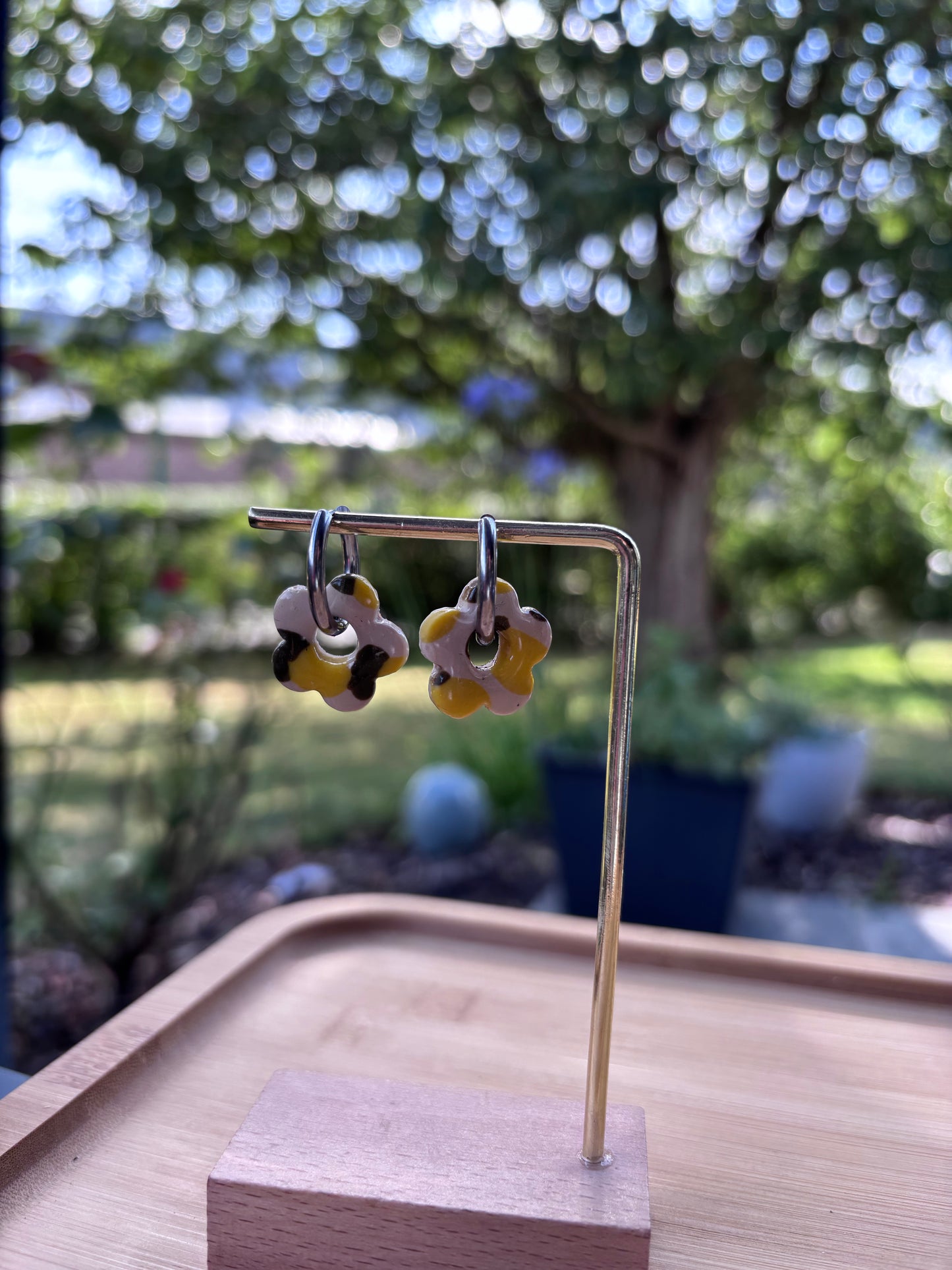 Créoles Margarita Citron | Théia Bijoux