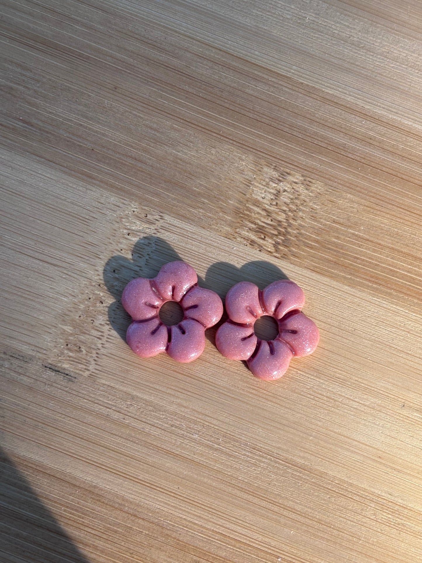 Créoles Capucine bubblegum | Théia Bijoux