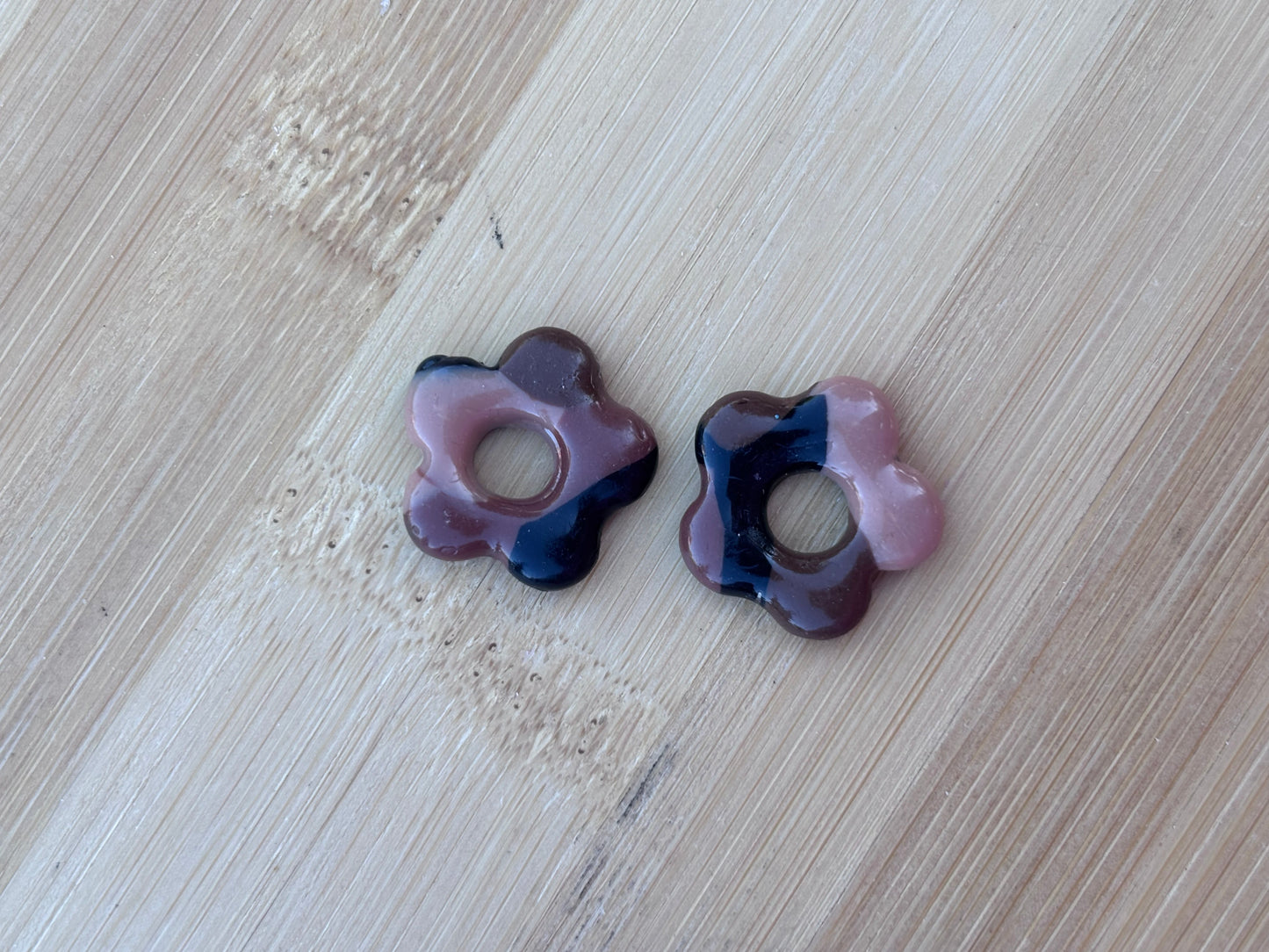 Créoles Margarita camouflage | Théia Bijoux
