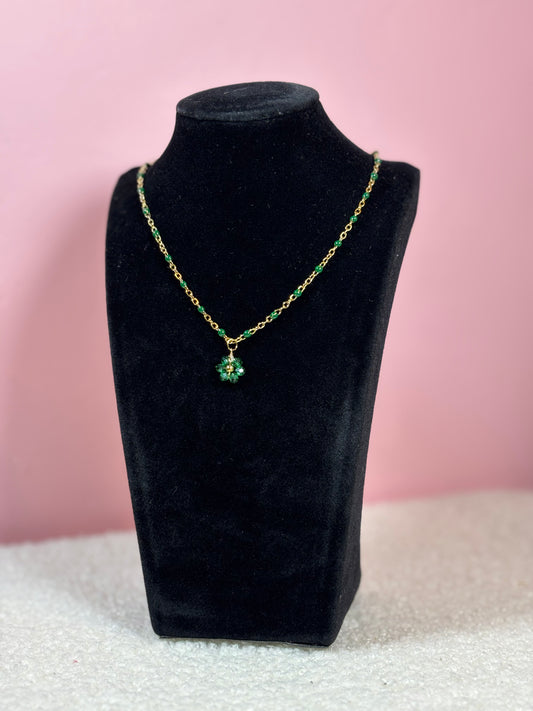 Collier Calista Vert | Théia Bijoux