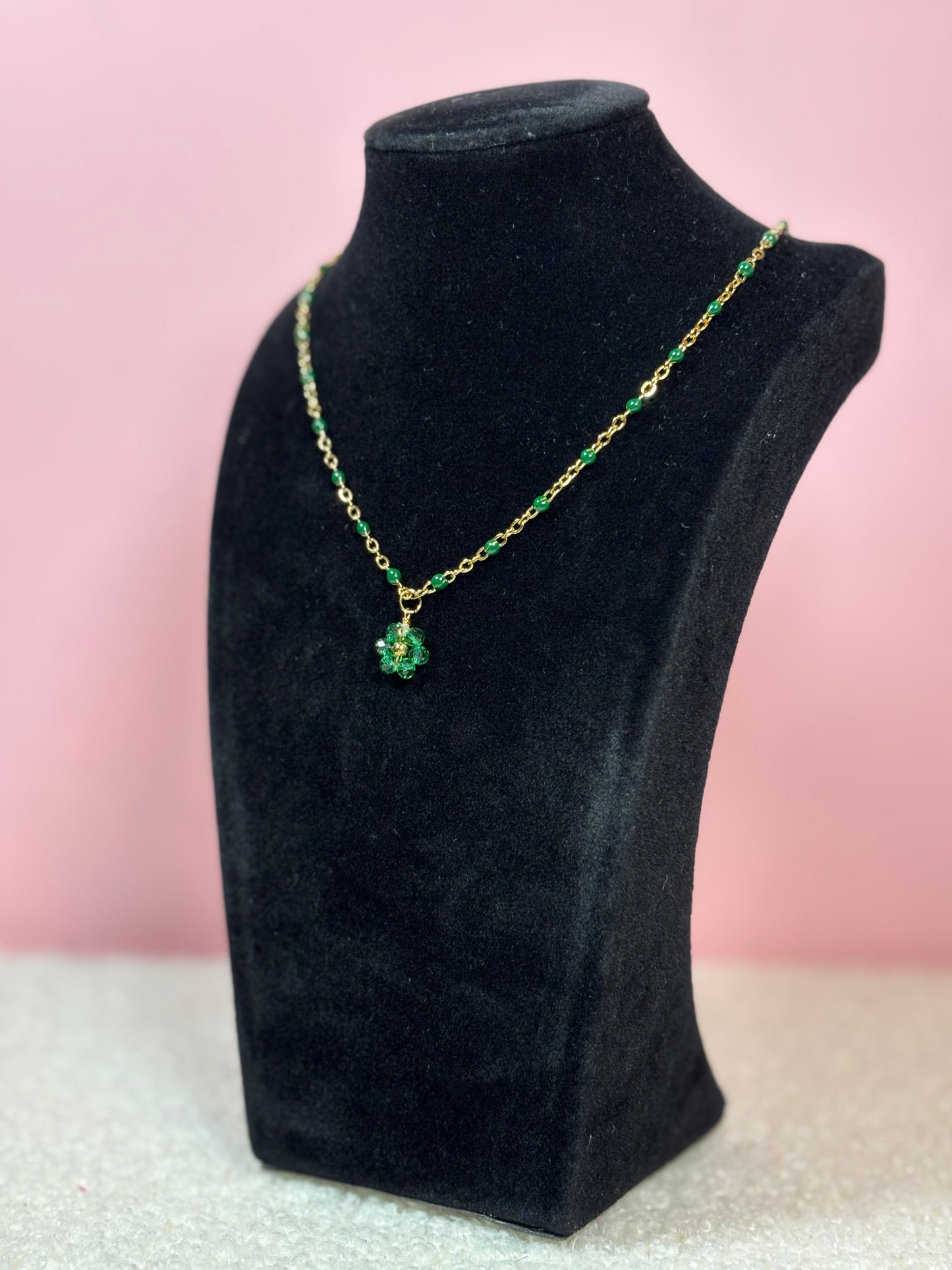 Collier Calista Vert | Théia Bijoux
