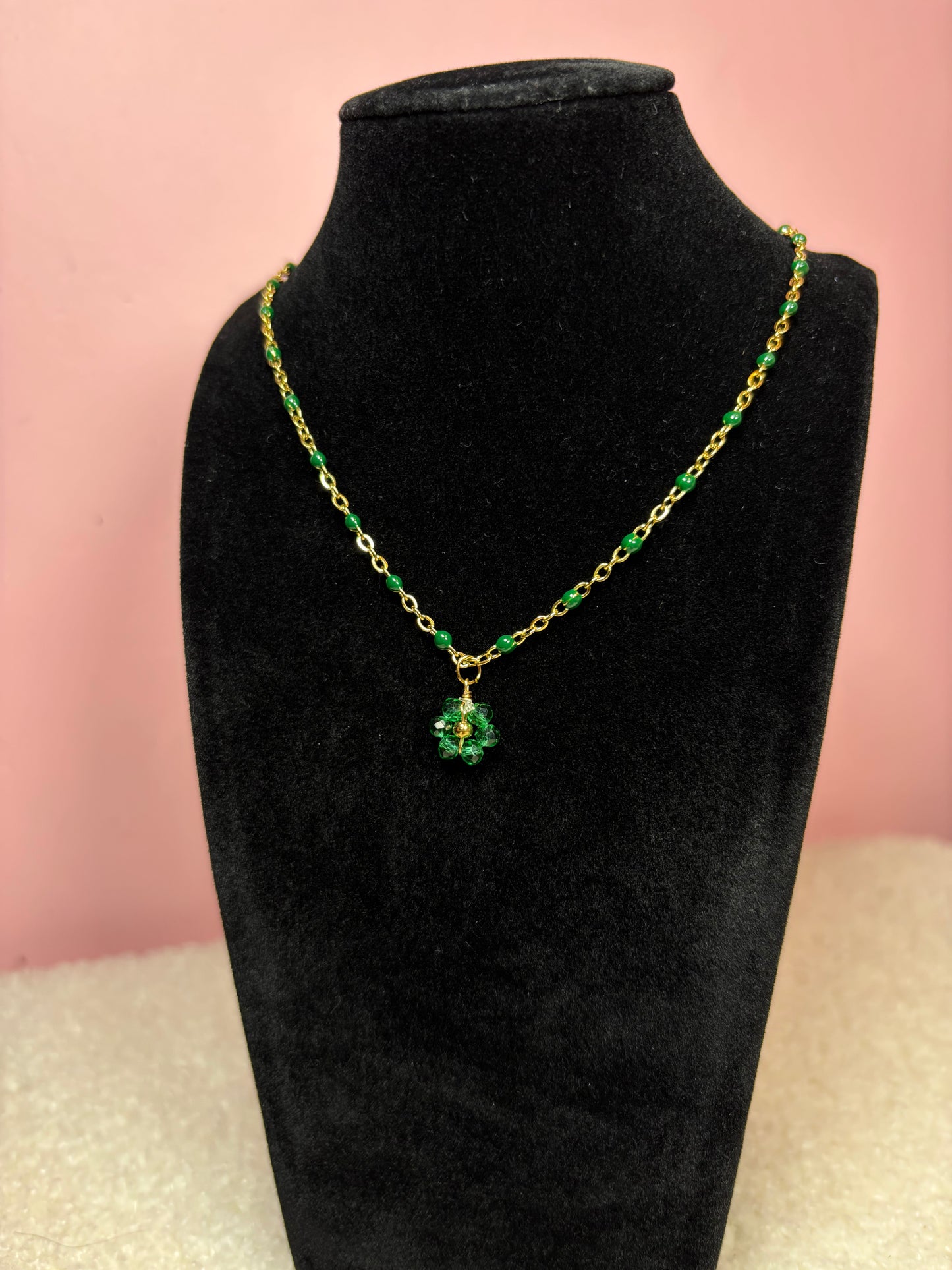 Collier Calista Vert | Théia Bijoux