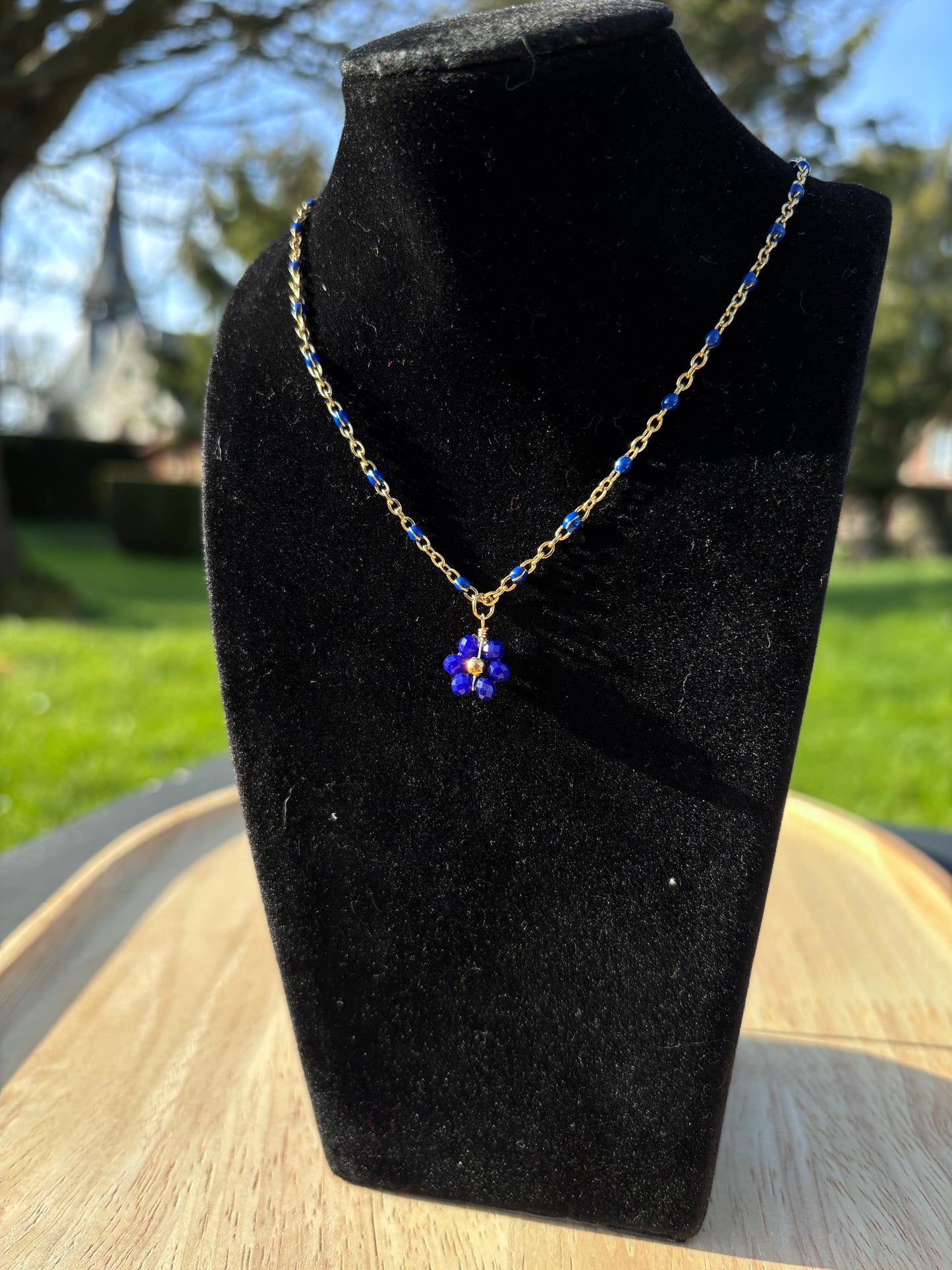 Collier Calista Bleu | Théia Bijoux
