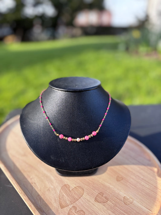 Collier Marisol Rose | Théia Bijoux