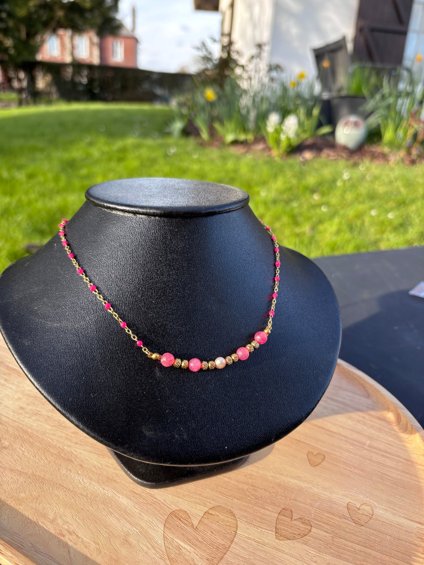 Collier Marisol Rose | Théia Bijoux