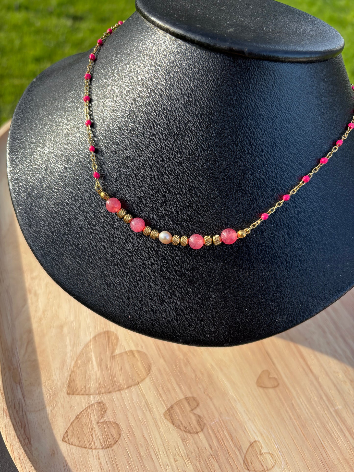 Collier Marisol Rose | Théia Bijoux