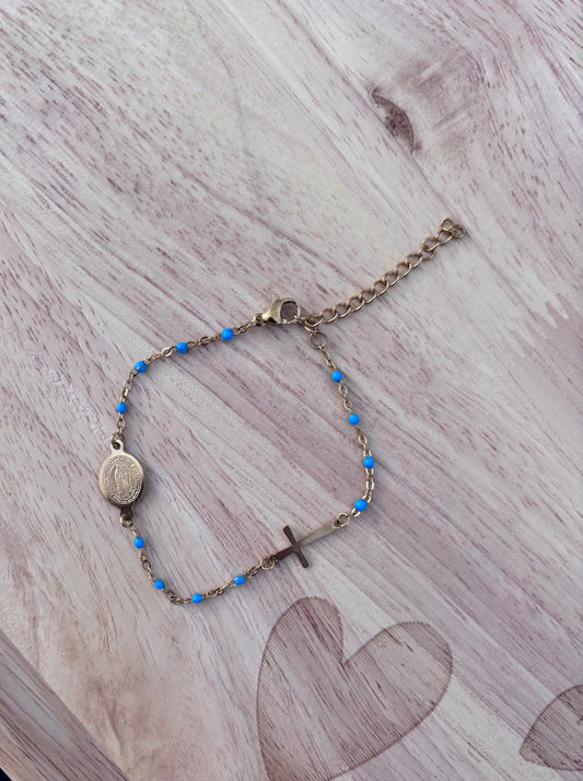 Bracelet Maria bleu clair  | Théia Bijoux
