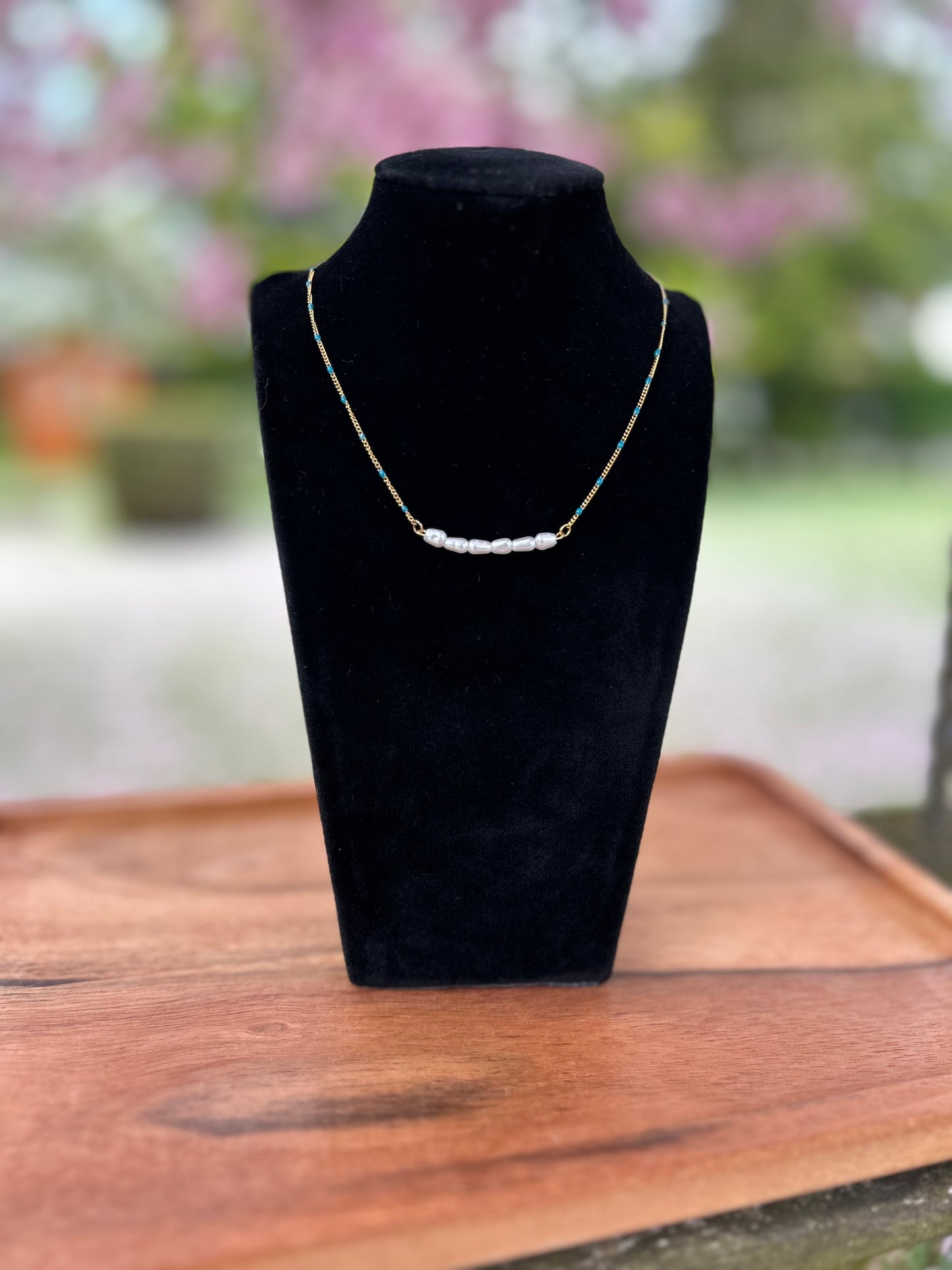 Collier Tessa Vert | Théia Bijoux