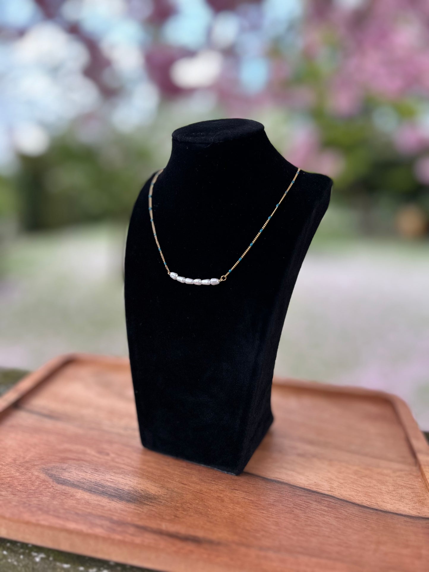 Collier Tessa Vert | Théia Bijoux