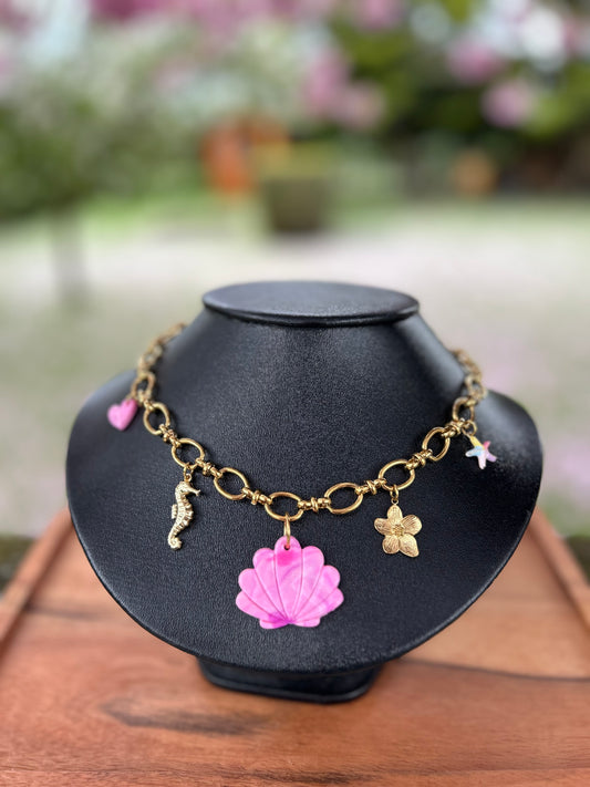 Collier Rosa  | Théia Bijoux