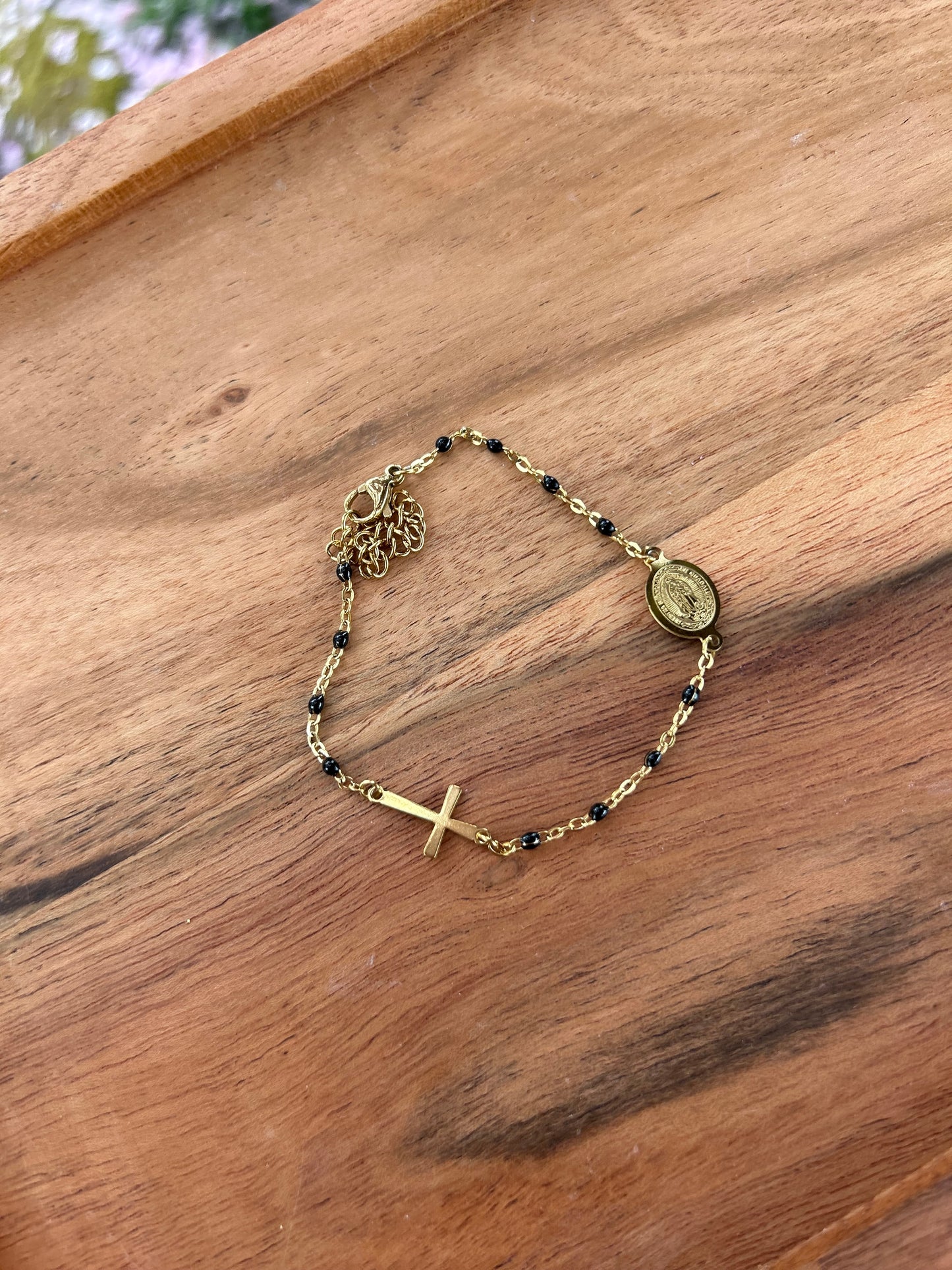 Bracelet Maria Noir  | Théia Bijoux