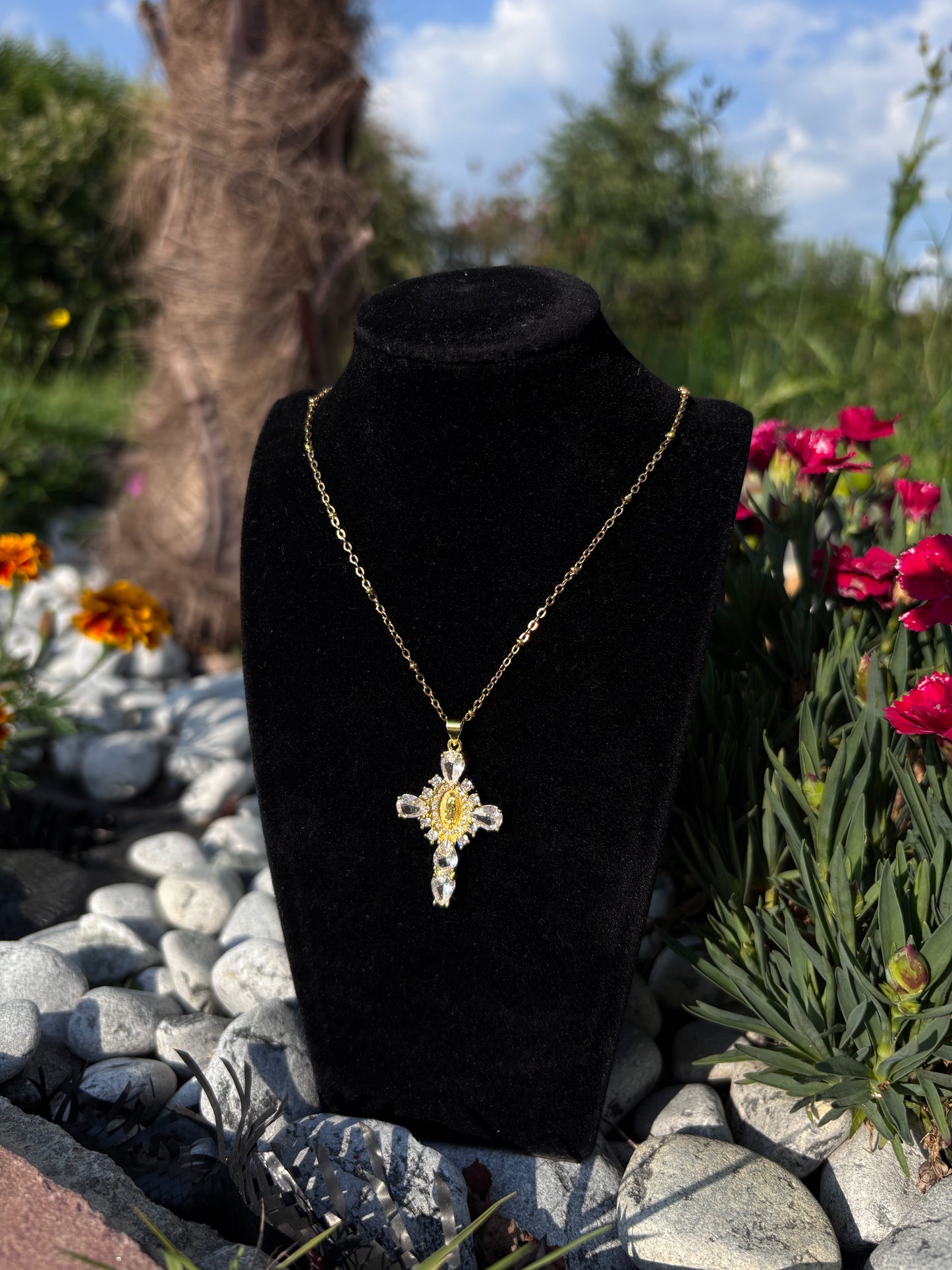 Collier Croce blanc | Théia Bijoux