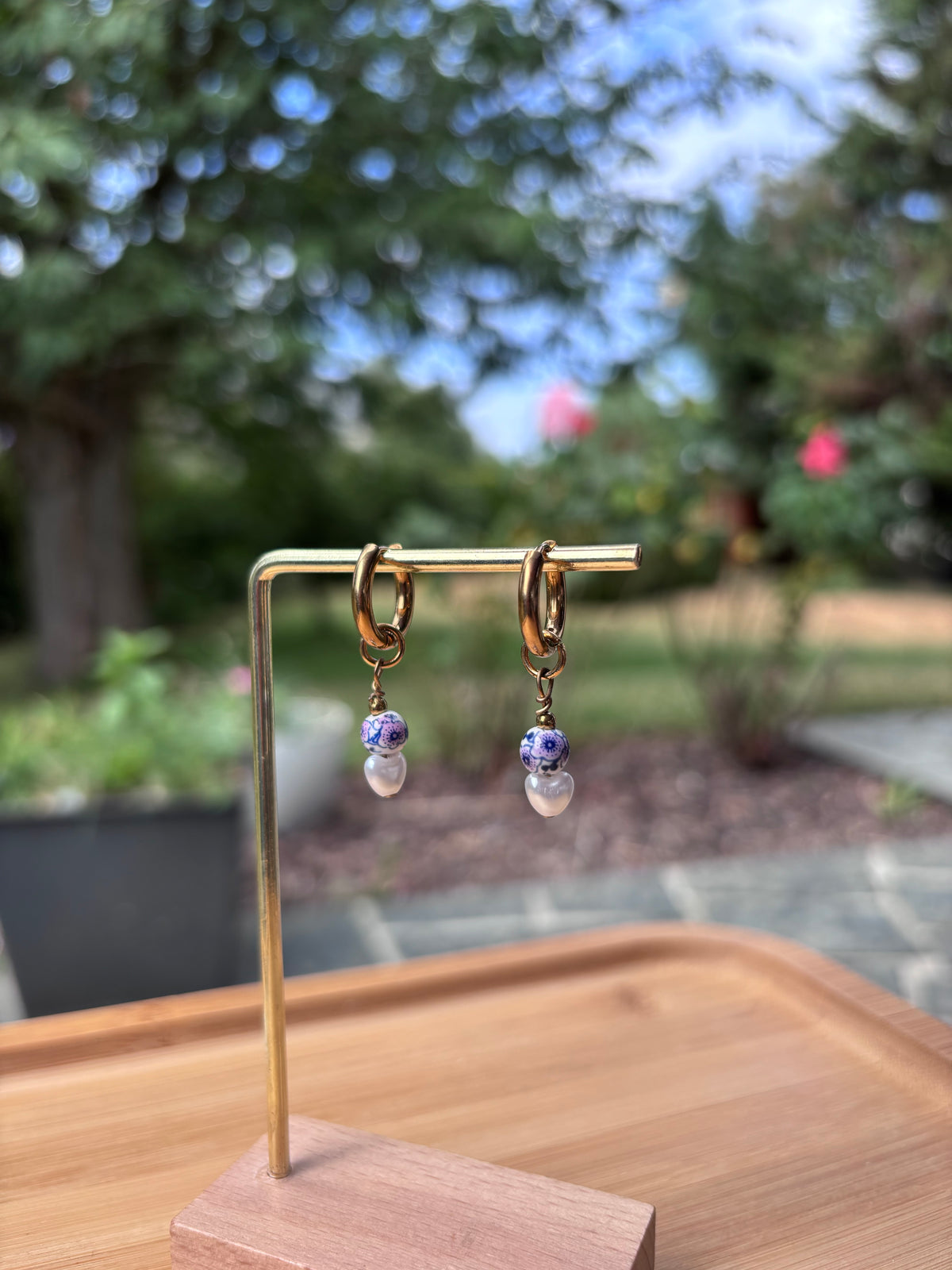 Boucles d’oreilles Gaia | Théia Bijoux
