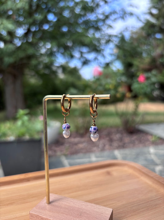 Boucles d’oreilles Gaia | Théia Bijoux