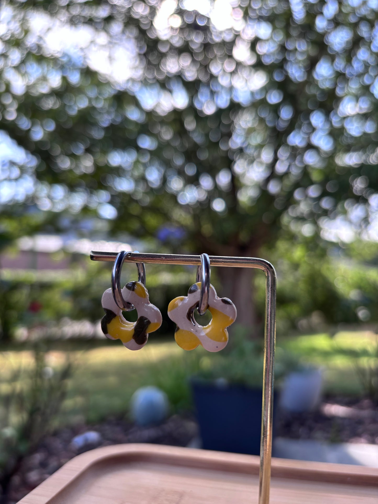 Créoles Margarita Citron | Théia Bijoux