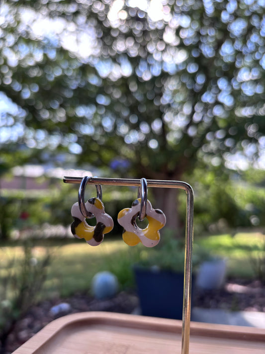 Créoles Margarita Citron | Théia Bijoux