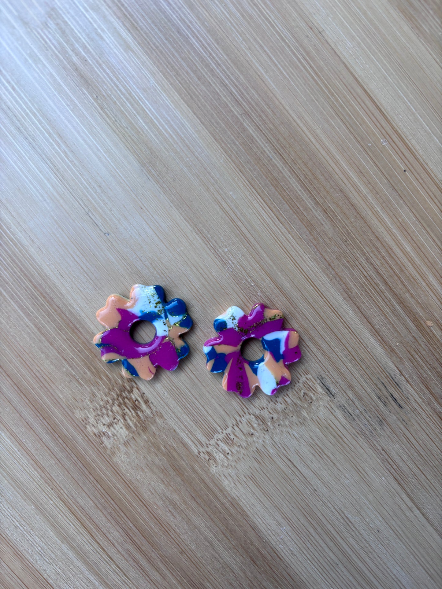 Créoles Lila pop | Théia Bijoux