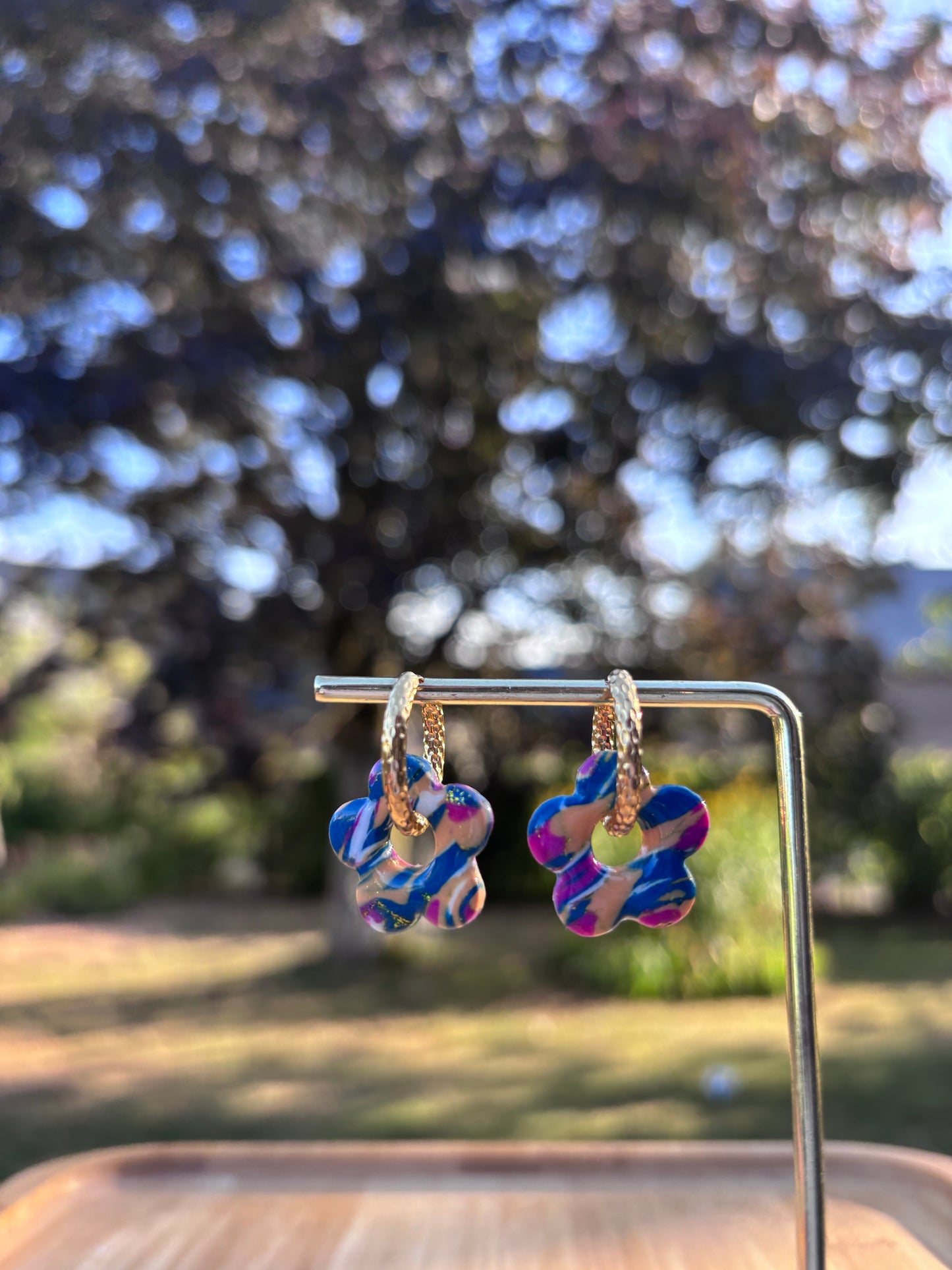 Créoles Margarita pop | Théia Bijoux