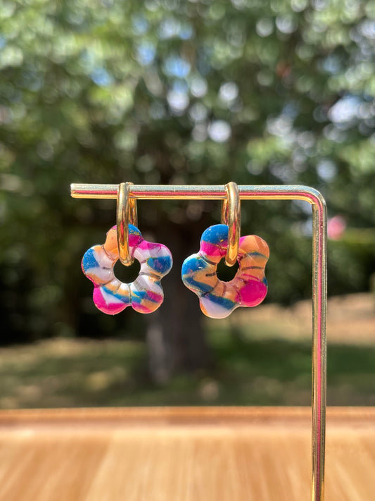 Créoles Capucine pop | Théia Bijoux