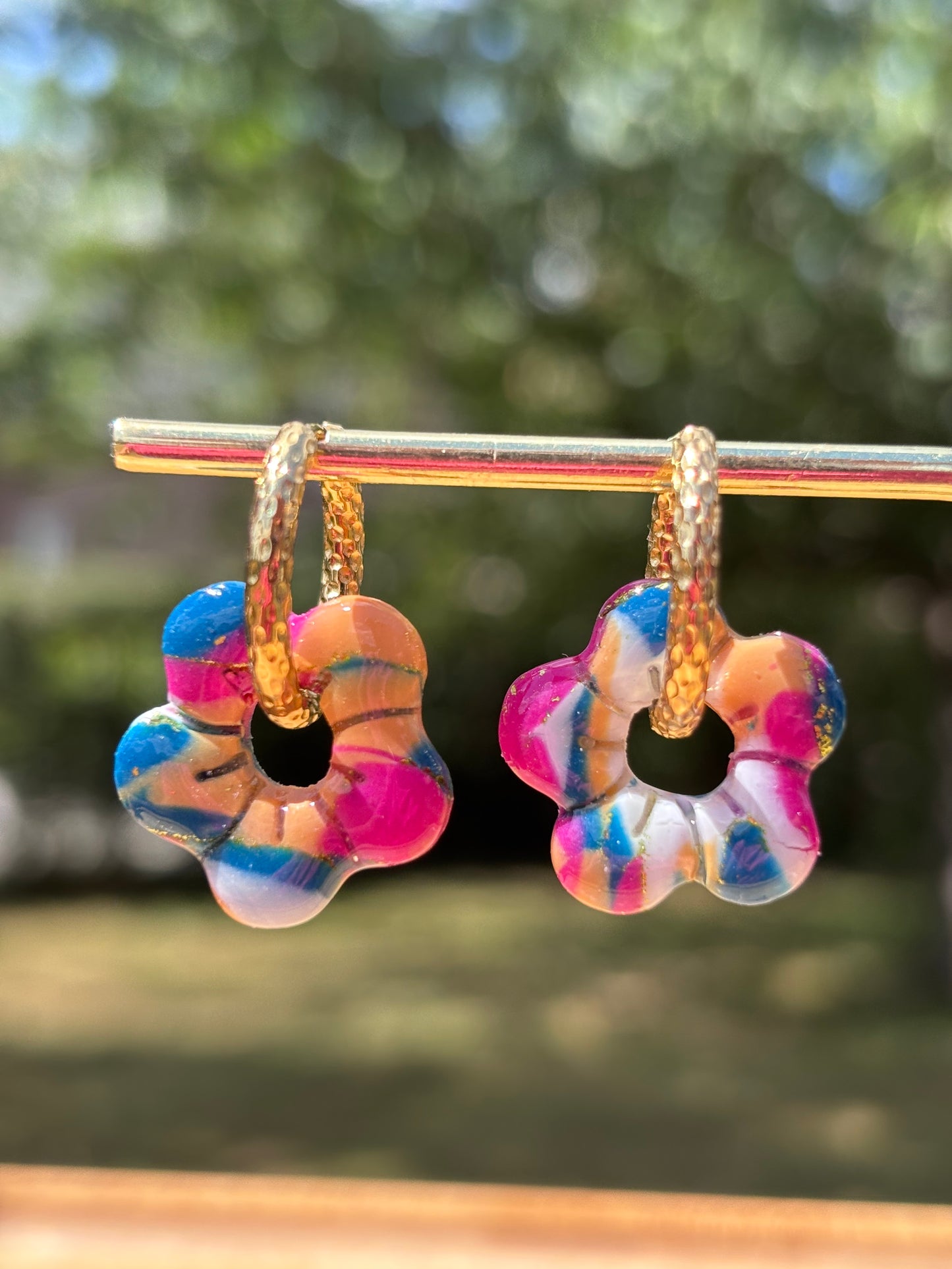 Créoles Capucine pop | Théia Bijoux