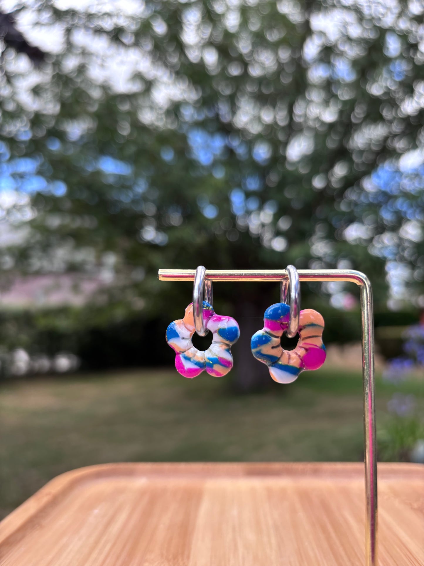 Créoles Capucine pop | Théia Bijoux