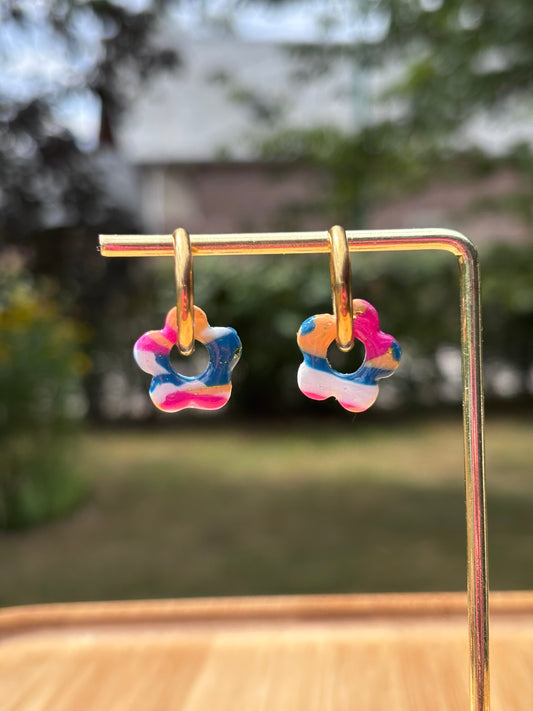 Créoles Margarita peps | Théia Bijoux