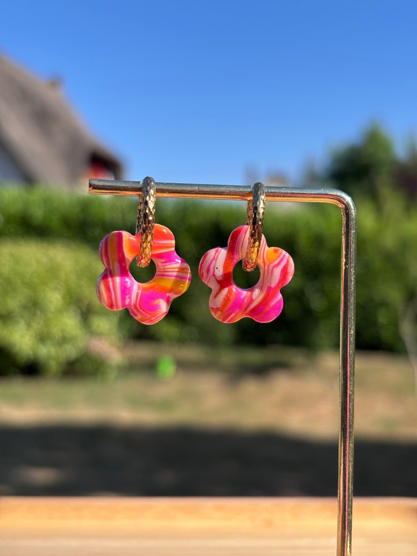 Créoles Margarita sunset | Théia Bijoux