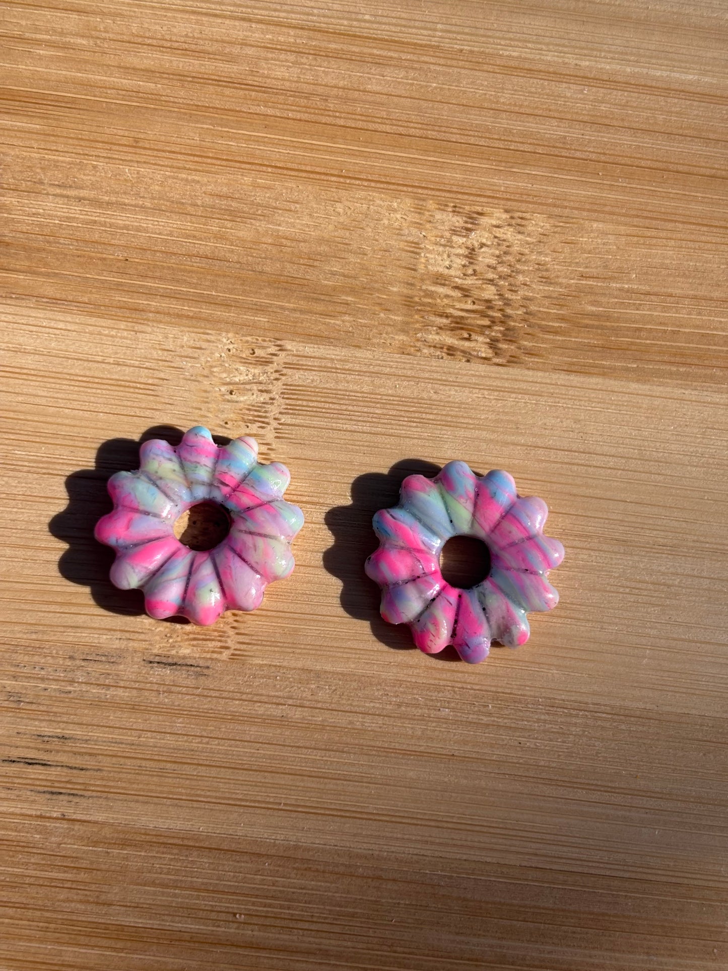 Créoles Aglaé pastel | Théia Bijoux