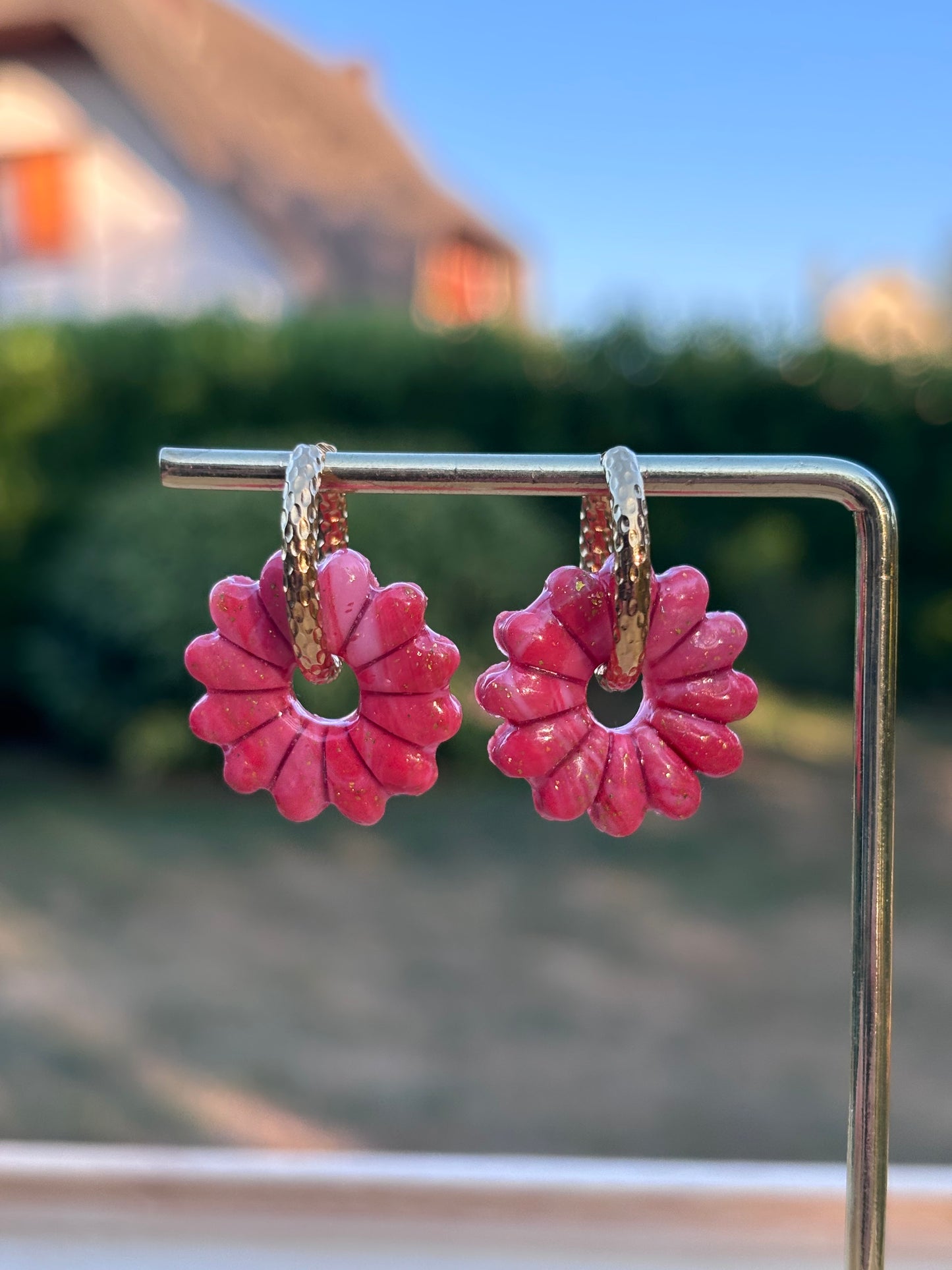 Créoles Aglaé sunny | Théia Bijoux