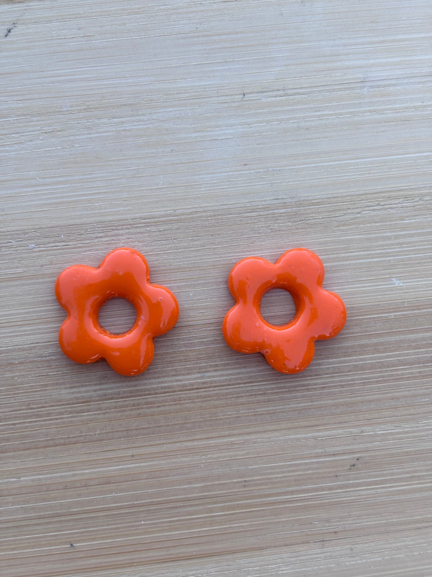 Créoles Margarita orange | Théia Bijoux